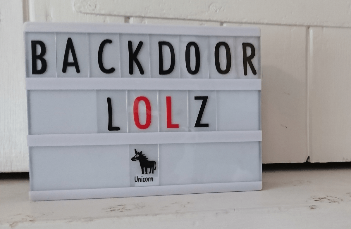 The Backdoor Fallacy: explaining it slowly for&nbsp;governments