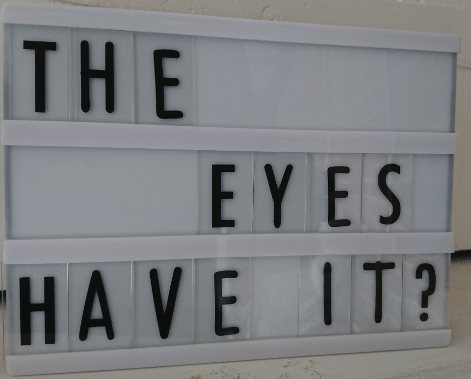 Disbelieving the many eyes&nbsp;hypothesis